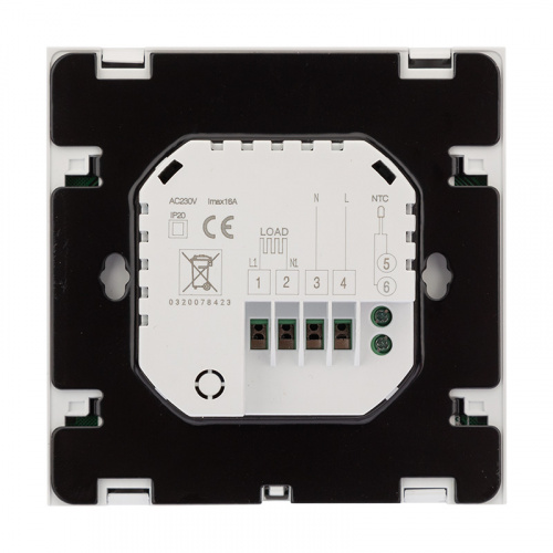 Терморегулятор с автоматическим программированием и сенсорными кнопками R100W (белый) REXANT (1/100) фото 8
