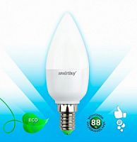 Лампа светодиодная SMARTBUY C37 9,5Вт 4000K E14 (свеча, нейтральный свет) (SBL-C37-9_5-40K-E14)