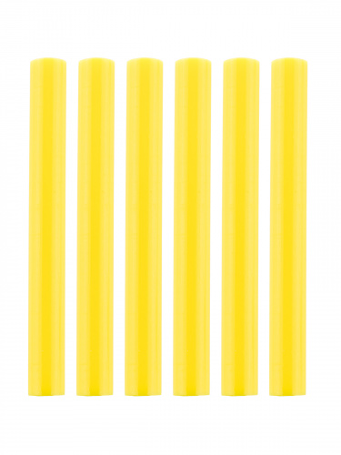 Клеевые стержни универсальные желтые, 11 мм x 100 мм, 6 шт, "Алмаз" TDM (1/140) фото 5