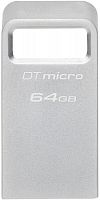 USB 3.2  64GB  Kingston  DataTraveler Micro G2  металл