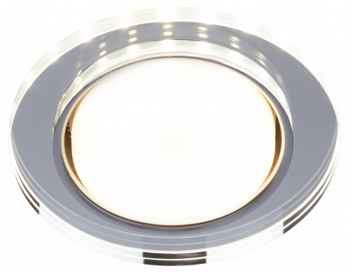 Светильник ЭРА встраиваемый с LED подсветкой DK LD51 MR GX53 зеркальный (1/50) (Б0057467)