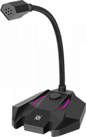 Игровой стрим микрофон DEFENDER Tone GMC 100 USB, LED, провод 1.5 м (1/20) (64610)