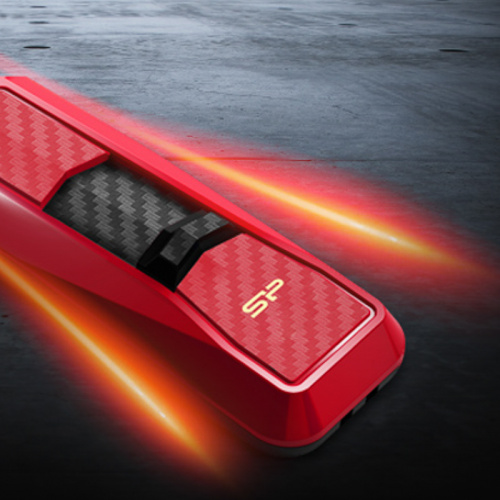 Флеш-накопитель USB 3.0  32GB  Silicon Power  Blaze B50  красный (SP032GBUF3B50V1R) фото 10
