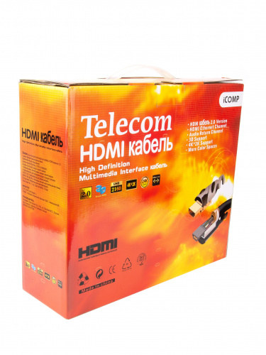 Кабель HDMI-19M --- HDMI-19M ver 2.0 4K*30Hz, 20m 2F Telecom Pro <TCG220F-20M> (1/10) фото 5