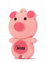 USB  4GB  Mirex  Свинка  розовый  (ecopack)