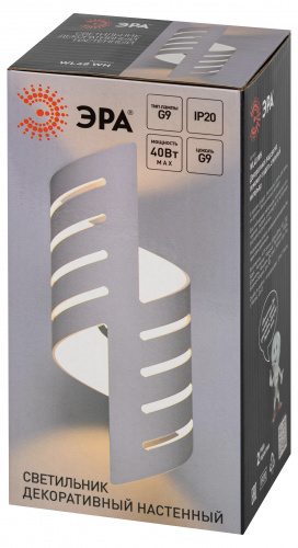 Светильник ЭРА настенный декоративный WL48 WH под лампы G9 IP20 белый (1/50) (Б0059817) фото 10