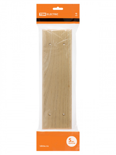 Накладка TDM на бревно деревянная универсальная НБУ 1Пх4 240 мм, сосна (1/48) фото 2