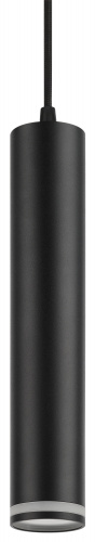 Светильник подвесной (подвес) ЭРА PL16 BK MR16/GU10, черный, потолочный, цилиндр (1/20) (Б0055574)
