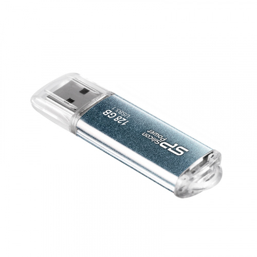 Флеш-накопитель USB 3.0  128GB  Silicon Power  Marvel M01 синий (SP128GBUF3M01V1B) фото 4