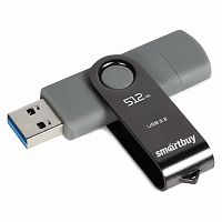 Флеш-накопитель USB 3.0  512GB  Smart Buy  Twist  Dual (USB Type-C + USB Type-A) (SB512GB3DUOTWK)