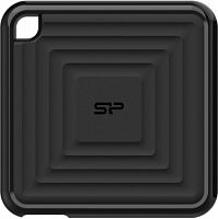 Накопитель SSD Silicon Power USB-C 1Tb SP010TBPSDPC60CK PC60 1.8" черный