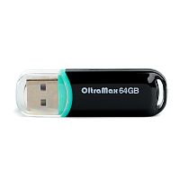 Флеш-накопитель USB  64GB  OltraMax  230  чёрный (OM-64GB-230-Black)
