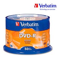 Диск VERBATIM DVD-R 4.7 GB (16х) Shrink (50) (600) DataLife
