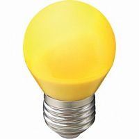 Лампа светодиодная ECOLA globe color 5,0W G45 220V E27 Yellow шар Желтый матовая колба 77x45(1/10/100)