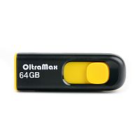 Флеш-накопитель USB  64GB  OltraMax  250  жёлтый (OM-64GB-250-Yellow)