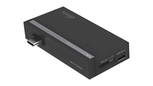 Мультиадаптер RITMIX Type-C HUB CR-4630, USB type C → USB2.0, MicroUSB, SD, MicroSD×2, HDMI (1/100) (80000728)