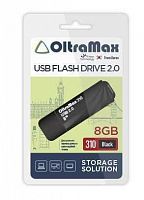 Флеш-накопитель USB  8GB  OltraMax  310  чёрный (OM-8GB-310-Black)