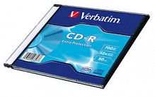 Диск VERBATIM CD-R 80 (52х) DL Slim (1)(20) (200)