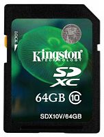 SDXC 64GB  Kingston (Class 10)  фф