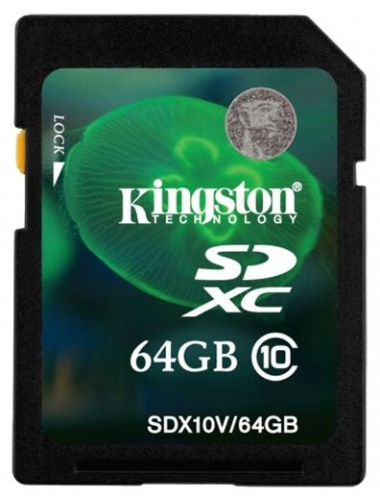 SDXC 64GB  Kingston (Class 10)  фф