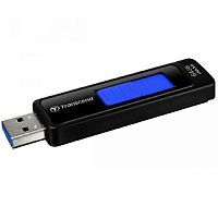 USB 3.0  64GB  Transcend  JetFlash 760  чёрный/голубой