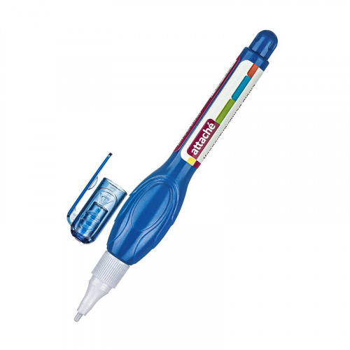 Корректирующая ручка Attache 5 мл с металлическим наконечником цвет ассорти (1/12) фото 7