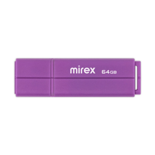 Флеш-накопитель USB  64GB  Mirex  LINE  фиолетовый  (ecopack) (13600-FMULVT64)