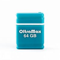 Флеш-накопитель USB  64GB  OltraMax   50  тёмно голубой (OM-64GB-50-Dark Cyan)