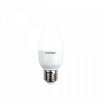 Лампа светодиодная SMARTBUY C37 5Вт 220V 4000K E27 (свеча, нейтральный свет) (1/10/50) (SBL-C37-05-40K-E27)