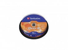 Диск VERBATIM DVD-R 4.7 GB (16х) CB-10 (200)