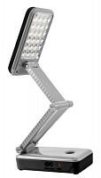 Cветильник LED JAZZway настольный Accu3-L24-wh, белый/оранжевый, аккум-ный, 4V 900 Ah, 24SMD, ЗУ 220V (1/10/40)