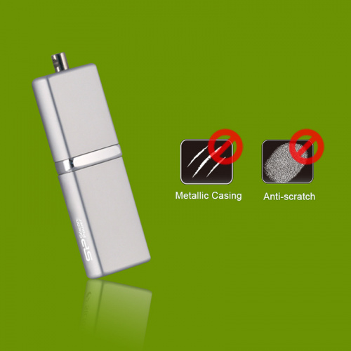 Флеш-накопитель USB  32GB  Silicon Power  LuxMini 710 серый (SP032GBUF2710V1S) фото 7