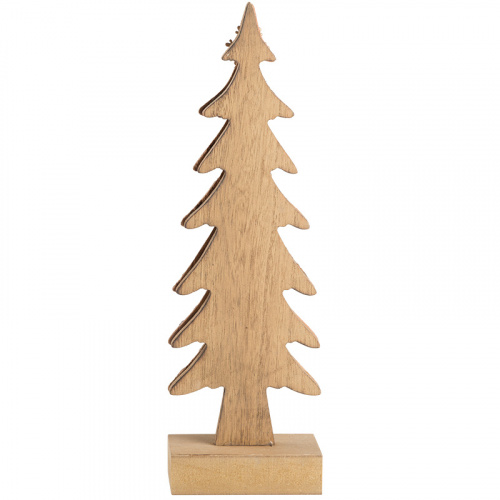 Фигурка деревянная NEON-NIGHT с подсветкой "Ель со снежинками" 9,5*6*31 см (1/72) (504-013) фото 7