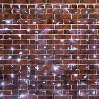 Гирлянда NEON-NIGHT "Светодиодный Дождь" 2х6м, постоянное свечение, прозрачный провод, 230 В, диоды БЕЛЫЕ, 1140 LED (1/2)