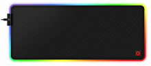 Коврик игровой DEFENDER Black XXL HUB Light 780*300*4 мм, RGB (1/20) (50010)