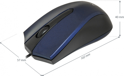 Мышь DEFENDER  Accura MM-950, синий, USB, проводная, 3 кнопки (1/40) (52952) фото 7