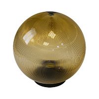 Светильник ЭРА садово-парковый шар золотистый призма D300mm Е27 (4/32) НТУ 02-100-303