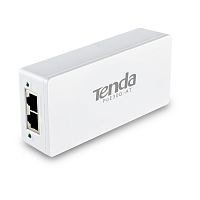 PoE инжектор Tenda PoE30G-AT, совместимость с IEEE802.3at; 2 порта GE RJ45; 1000M PoE расширение. (48В/30Вт) 