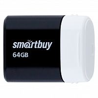 Флеш-накопитель USB  64GB  Smart Buy  Lara  чёрный (SB64GBLARA-K)