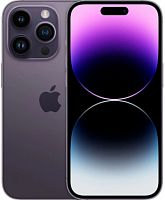 Смартфон Apple iPhone 14 Pro A2892 128Gb 6Gb т.фиолетовый 3G 4G 6.1" 1179x2556 iOS 16 48Mpix 802.11 