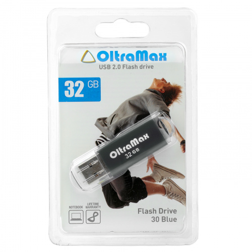 Флеш-накопитель USB  32GB  OltraMax   30  чёрный (OM032GB30-В) фото 5