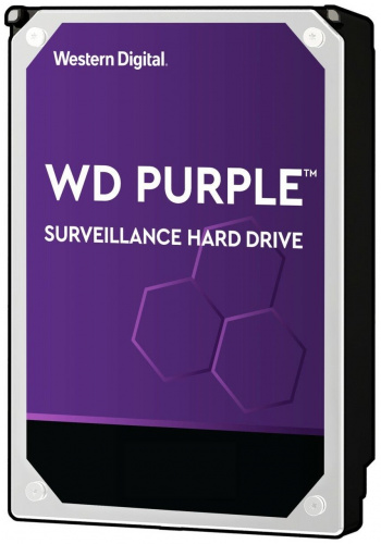 Внутренний HDD  WD  6TB  Video Streaming, SATA-III, 5400 RPM, 256 Mb, 3.5'', DV, пурпурный (WD63PURZ)