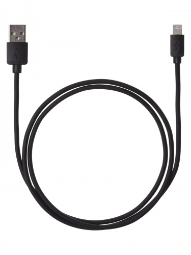 Дата-кабель TDM ДК 3, USB - Lightning, 1 м, черный, (1/400) (SQ1810-0303) фото 4