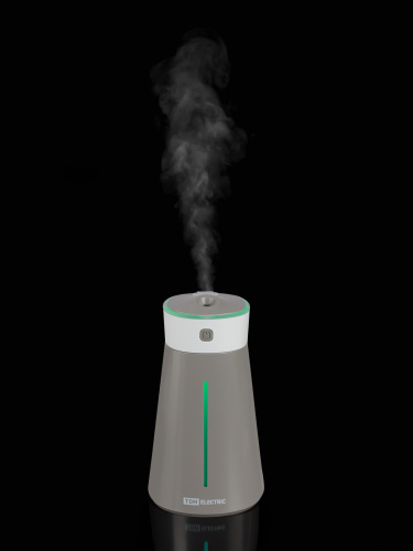 Портативный увлажнитель воздуха "Ареал мини", 0,38 л, RGB, насадки: вентилятор, ночник, серый, TDM (1/32) (SQ4013-0002) фото 3