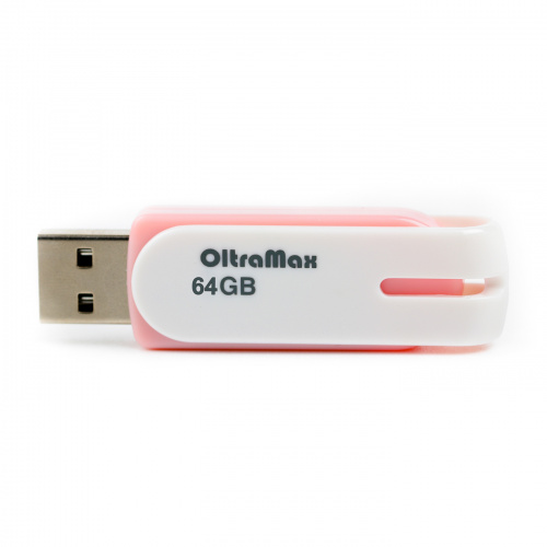 Флеш-накопитель USB  64GB  OltraMax  220  розовый (OM-64GB-220-Pink) фото 2