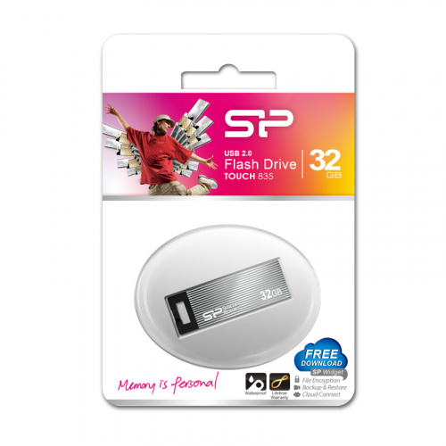Флеш-накопитель USB  32GB  Silicon Power  Touch 835  темно-серый (SP032GBUF2835V1T) фото 10