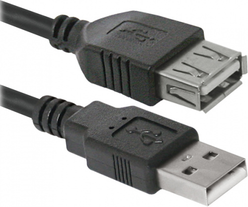 Кабель DEFENDER USB02-10 USB2.0 AM-AF, 3.0 м. (1/50/200) (87453) фото 3