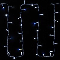 Гирлянда NEON-NIGHT модульная "Дюраплей LED" 20м 200 LED белый каучук , мерцающий "Flashing" (каждый 5-й диод), Белая (1/20) (315-185)