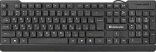 Клавиатура Defender Element HB-190 USB RU, полноразмерная, ,черный  (45191)