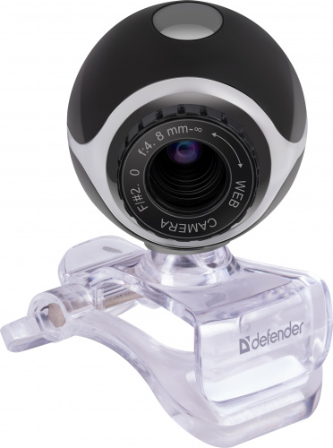 Веб-камера DEFENDER C-090, 0.3 Мп., USB 2.0, встроен. Микрофон, чёрная (1/50) (63090) фото 7